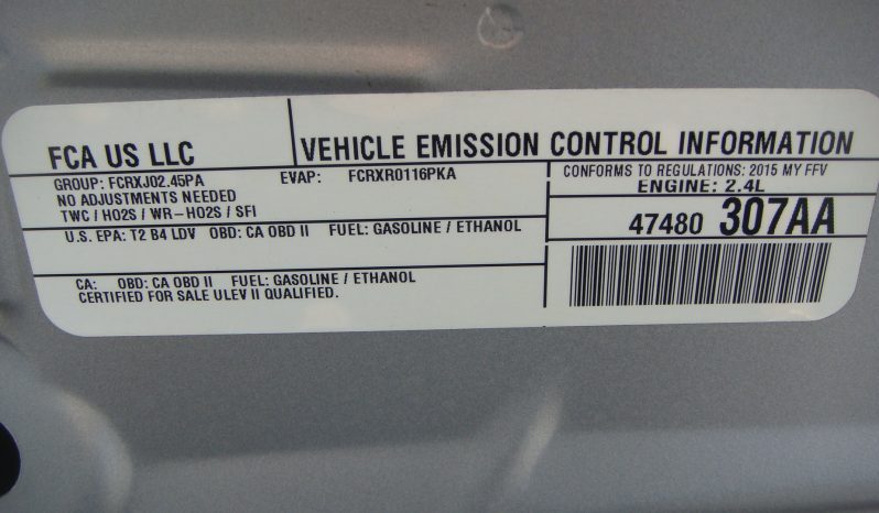 
								2015 CHRYSLER 200 GRAY full									