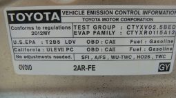 2012 TOYOTA CAMRY LE GOLD